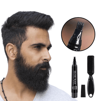 Kit de pluma estilográfica para barba resistente al agua