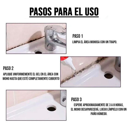 Gel removedor de moho para el hogar