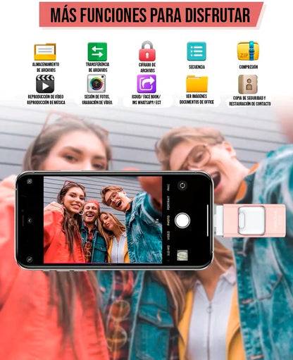 Flash USB de alta velocidad 4 en 1