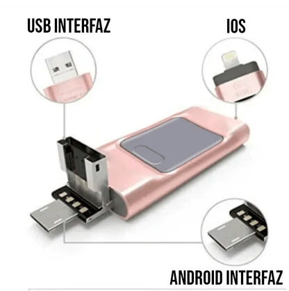 Flash USB de alta velocidad 4 en 1