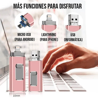 Flash USB de alta velocidad 4 en 1