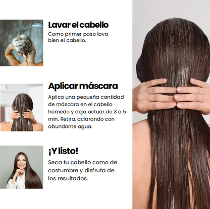 Wonder Mask - Cabello liso y Definido