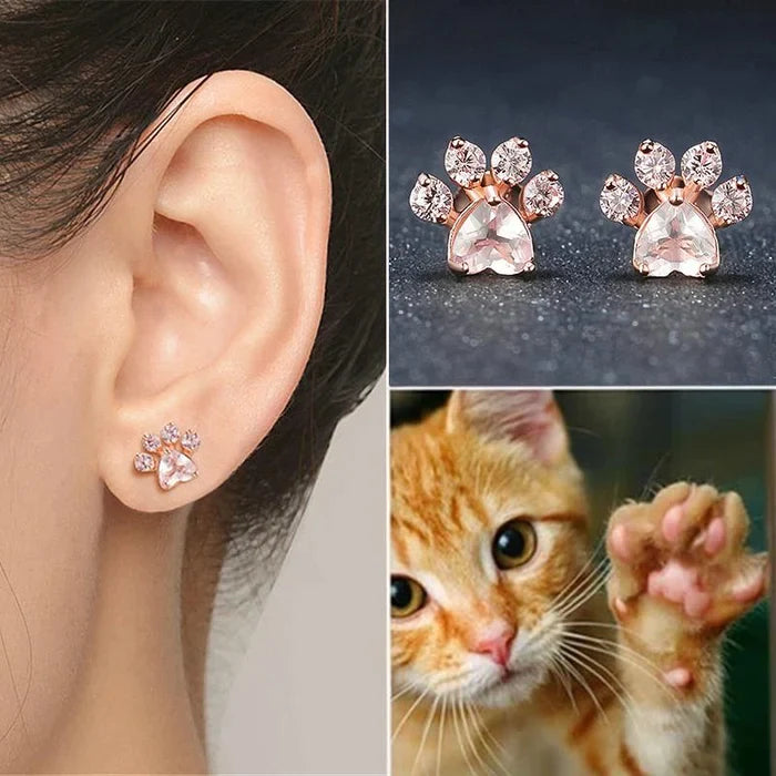 Pendientes patas de Gatito® | Glamour Femenino