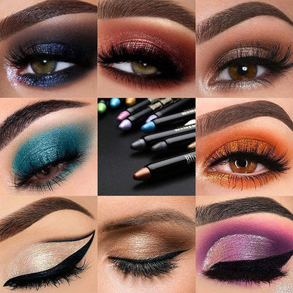 Lápices de sombra de ojos BlingBling® "Conjunto de 15 colores" | Glamour Femenino