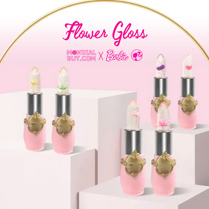 Flower Gloss Barbie - Revitalizador de labios